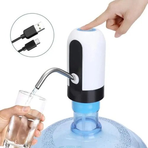 D_600043-MCO80946372369_112024-O.jpg Dispensador De Agua Recargable De Acero Inoxidable Negro