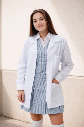 D_601344-MCO116367836685_082026-O.jpg Combo Bata Laboratorio + Gafas Seguridad Niños Mundocute