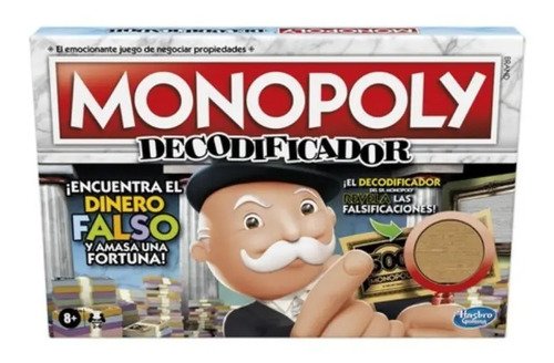 Juego De Mesa Monopoly Decodificador Crooked Cash Original