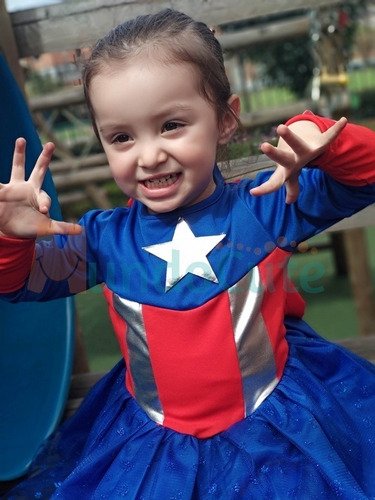 D_603410-MCO32401641403_102019-O.jpg Disfraz Niña Super Heroina Disfraces Capitan America Mujer