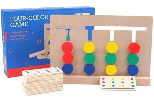 Juego Clasificación Colores Montessori Juguete Madera