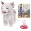 Gato Interactivo Que Camina Y Repite: Mascota De Peluche