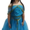 Disfraz Jazmín Aladdín Disfraces Niña Princesa Árabe - Vestido Con Detalles Dorados Y Azules Turquesa 10