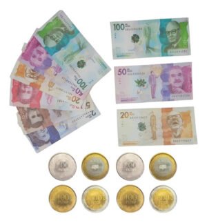 D_605983-MCO85037767951_052025-O.jpg Paquete De Billetes Didácticos X100 Unidjuguete Educativo