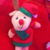 Adorno Papá Noel Y Ositos Pequeño Navidad Decoración