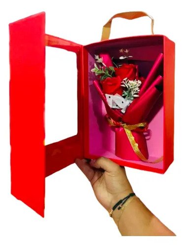 Caja De Rosas Preservadas | Regalo Único Para San Valentin