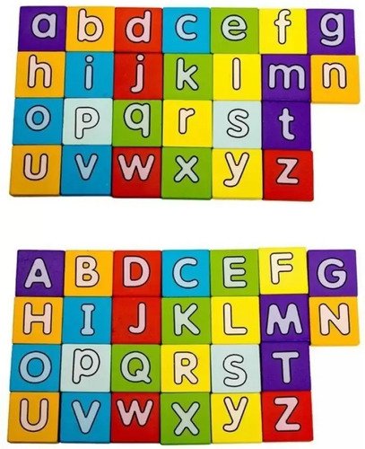 Abecedario Montessori Juego Aprendizaje Niños Letras Didácti