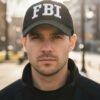 Gorra Fbi Negra Ajustable Para Disfraz Negro