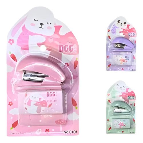 D_610092-MCO81804075168_012025-O.jpg Mini Cosedora Para Hojas Ideal Para Trabajos De Oficina Rosado