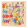 Laberinto Abecedario Madera Montessori Juego Juguetes Niños