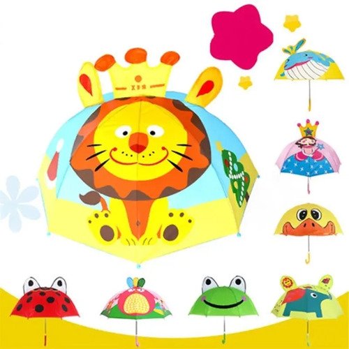 Sombrillas Niños Y Niñas En 3d Excelente Calidad