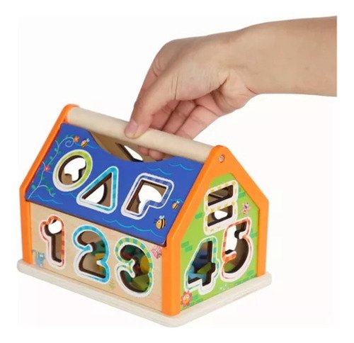 D_611529-MCO82892963878_032025-O.jpg Casa Didáctica Encajable De Números Madeta Juego Educativo 0