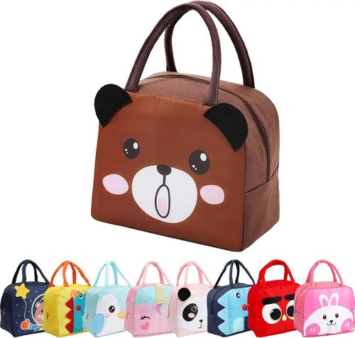Lonchera Niños Bolsa Térmica Infantil Diseños Cute