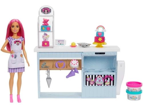 Muñeca Barbie Repostera Decora Plastilina Cocina Original