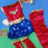 D_614594-MCO83828803357_042025-O.jpg Disfraz Mujer Maravilla Manga Corta Niña Disfraces Wonder Woman Difraz Niña