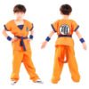 Disfraz Goku Para Niño Disfraces Dragon Ball Super Saiyajin Legendario! Naranja Y Azul Oscuro Altura De 130 A 145 Cm