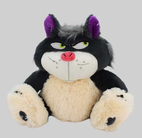 Peluche Lucifer Cenicienta 45cm - Detallado Gato De Disney Negro