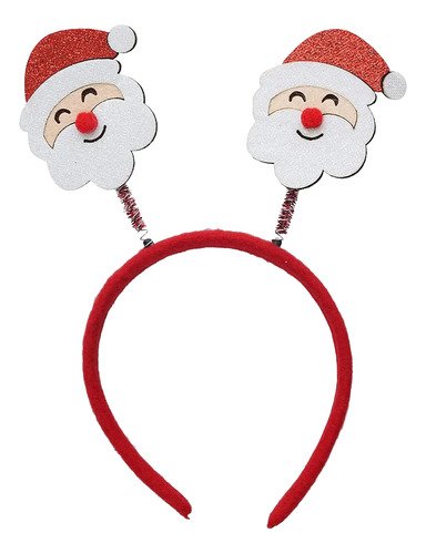 Set De 4 Diademas Balaca Navideñas - Con Diferentes Diseños! Rojo