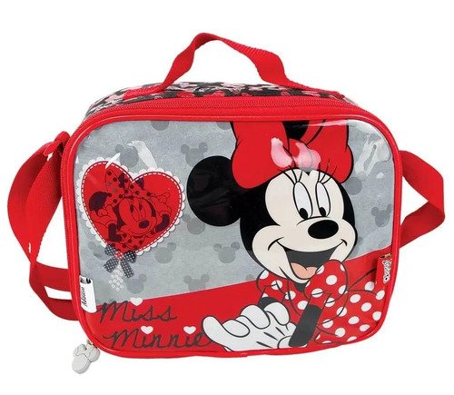D_621082-MCO29148549706_012019-O.jpg Maleta Y Lonchera Minnie Morral Maletin Original Disney Rojo