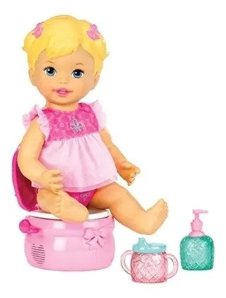 Muñeca Hace Popo Little Mommy Aprendiendo A Ir Al Baño