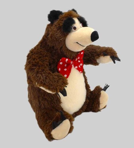 Peluche Oso De Masha 40cm - Personaje De La Serie Infantil Marrón