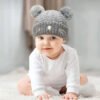 D_622129-MCO69300061965_052023-O.jpg Gorro Lana Para Bebé Protección Invierno Niños Gorros Frío