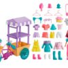 Set Polly Pocket Carrito De Bicicleta Dulces Sorpresas