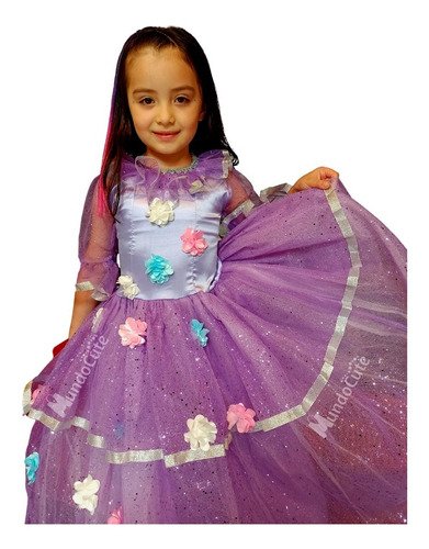 D_623569-MCO51530352235_092022-O.jpg Disfraz Isabella Encanto Premium Con Flores Madrigal Disfrac