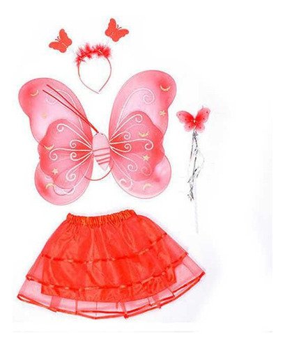 D_624256-MCO79061965295_092024-O.jpg Set Completo Disfraz De Mariposa Para Niñas Varios Unica