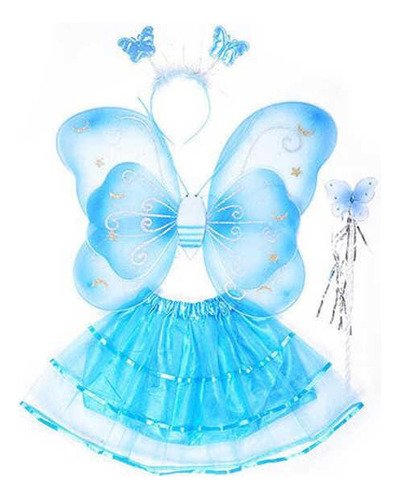 D_625120-MCO79061965293_092024-O.jpg Set Completo Disfraz De Mariposa Para Niñas Varios Unica