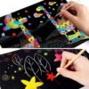 Libreta Mágica Cuaderno Artística Arcoiris Rainbow Scratch