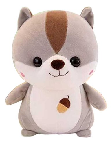 Peluche Ardilla 20cm - Tierno Y Suave Marrón