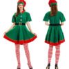 D_626725-MCO80454036100_112024-O.jpg Disfraz De Duende Navideña Mujer Disfraces Elfo Adulto - ¡luce Festiva Y Encantadora Esta Navidad! Verde Única 170cm