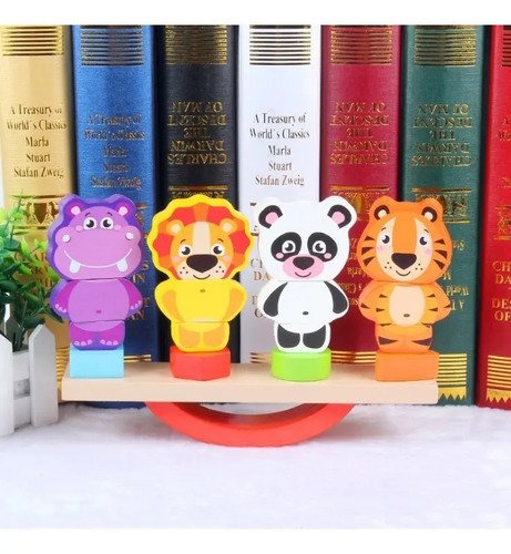 D_628008-MCO31912693330_082019-O.jpg Juego Balancín Madera Animales Montessori Juguetes Juegos