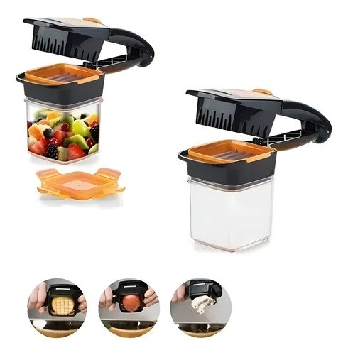 D_628774-MCO83373480075_032025-O.jpg Picatodo 5 En 1 - Multiusos Para Picar, Rallar Y Cortar Blanco