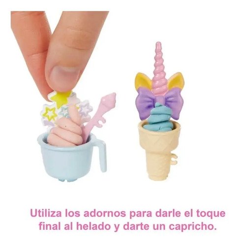 D_628825-MCO52952824094_122022-O.jpg Muñeca Barbie Set Heladería Prepara Helados Maquina Heladera