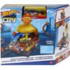 Pista Tienda Hamburguesas Hotwheels  City Burguer Azul