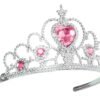 Corona Princesa X6 Unds Accesorio Disfraz Princesa Plateado