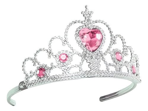 Corona Princesa X6 Unds Accesorio Disfraz Princesa Plateado