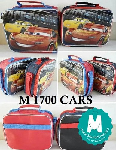 D_631723-MCO29493024420_022019-O.jpg Kit Morral Maleta + Lonchera Con Accesorios Cars Niños Azul