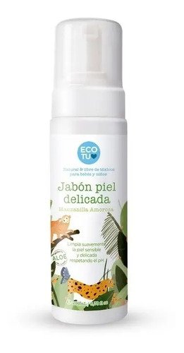 D_631825-MCO52821462797_122022-O.jpg Jabon Liquido Bebés Ecotu Piel Delicada Manzanilla 200ml