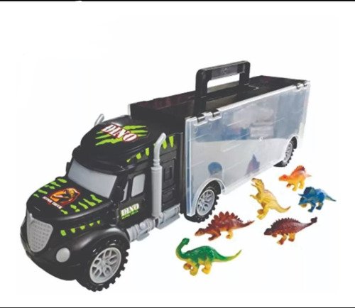Camión Mula Para Dinosaurios Juguete Transporte Dinosaurios