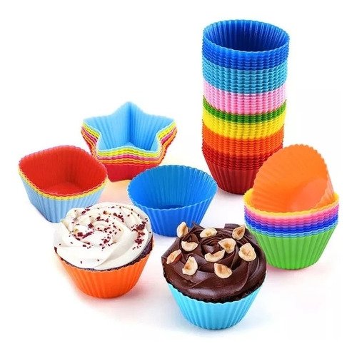 D_633017-MCO51156636989_082022-O.jpg Moldes Cupcakes X6 Diseños Variados Moldes Reportería Naranja