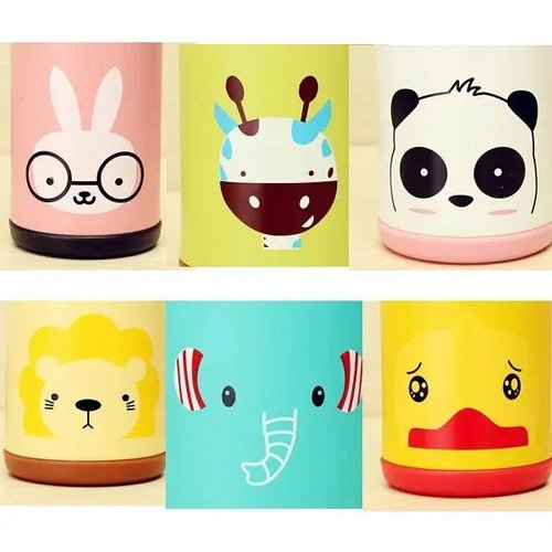 Taza Botella Térmica Animalitos Regalo Día De La Madre