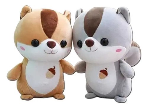 Peluche Ardilla 20cm - Tierno Y Suave Marrón