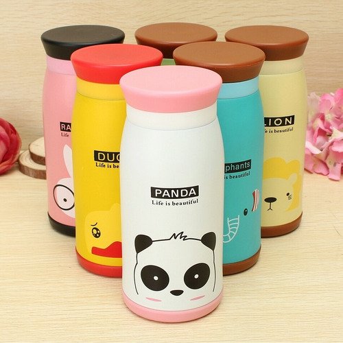 Taza Botella Térmica Animalitos Regalo Día De La Madre