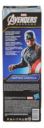 Avengers Capitan America Muñeco Titan Hero 30 Cm Orig Hasbro