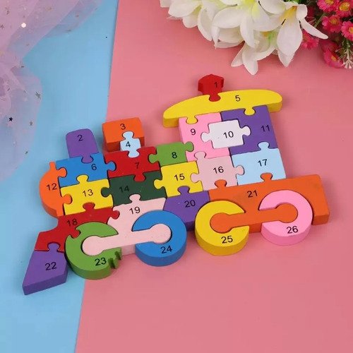 Rompecabezas Madera Niños Animales Juguete Didáctico
