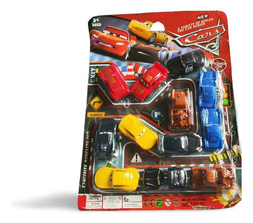 D_636047-MCO81394217385_122024-O.jpg Carros Colección Cars Rayo Mcqueen Plastico Alta Calidad Rayo Mcqueen Y Sus Amigos Rojo
