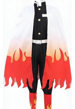 D_636704-MCO93666455249_092025-O.jpg Disfraz Rengoku Demon Slayer - Kimetsu Cosplay De Alta Calidad